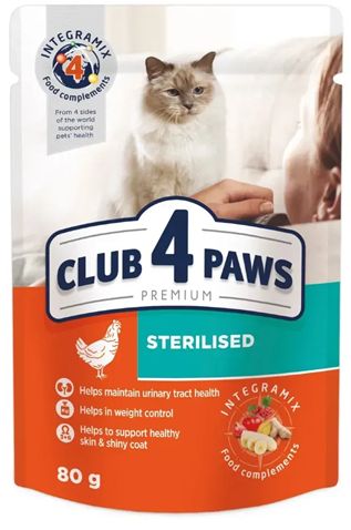 Club 4 Paws Premium Sterilized Wet Food Chicken